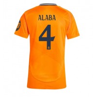 Camiseta Real Madrid David Alaba #4 Visitante Equipación para mujer 2024-25 manga corta